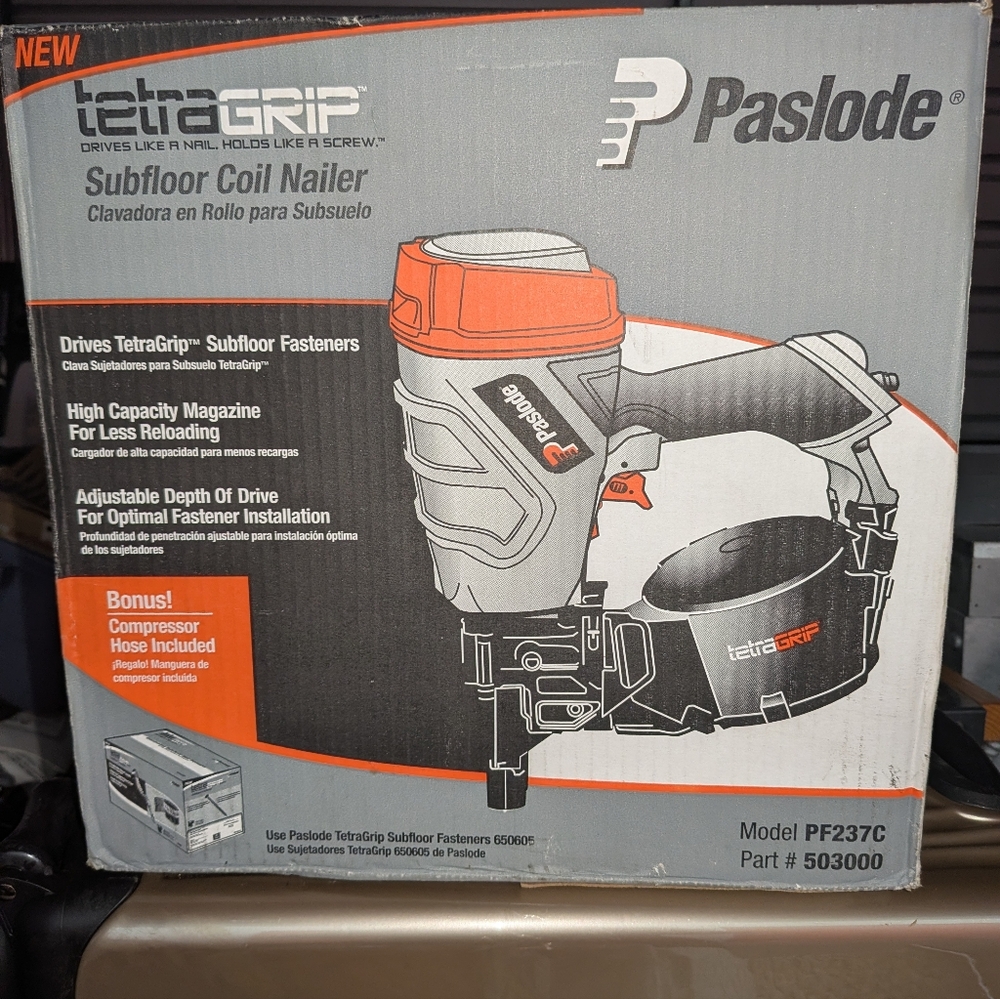 Paslode Tetragrip Subfloor Coil Nailer